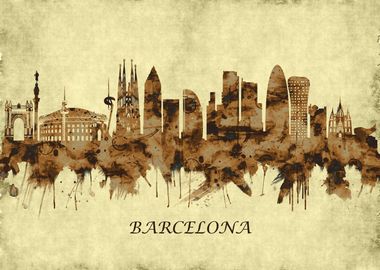 Barcelona Spain Cityscape