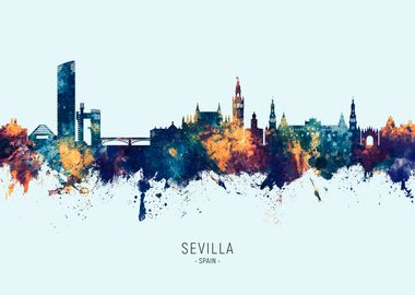 Sevilla Spain Skyline