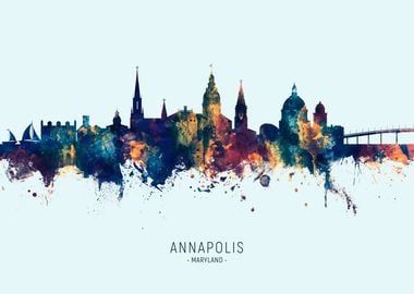 Annapolis Maryland Skyline