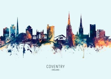 Coventry England Skyline