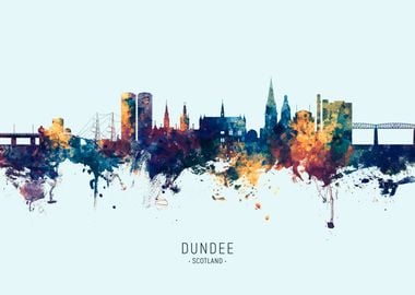 Dundee Scotland Skyline