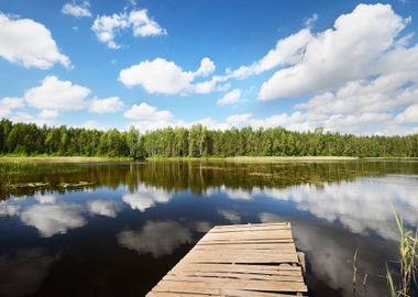 A Lake In Estonia In Beaut