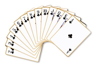 Clubs Suit Playing Cards