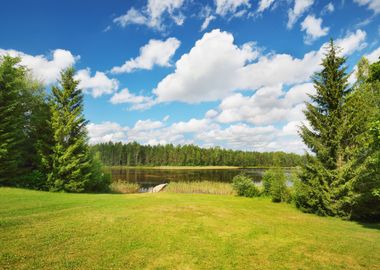 A Lake In Estonia In Beaut