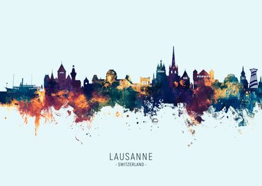 Lausanne Skyline