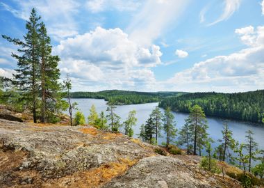 Landscape Of Saimaa Lake F