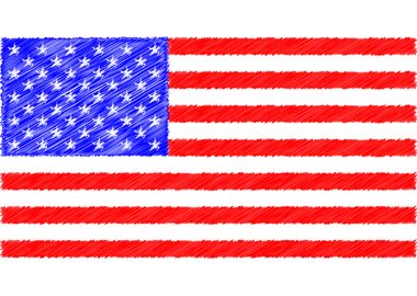 Grunge USA Flag