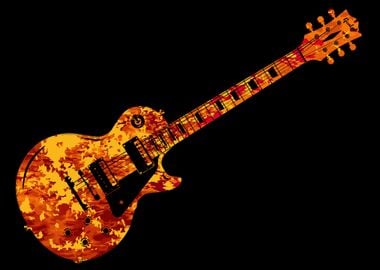 Electric Guitar Flames