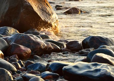 Baltic Sea Shore Hiumaa Is