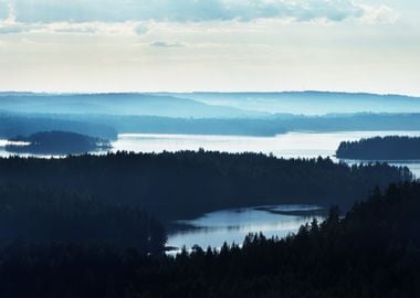 Landscape Of Saimaa Lake F