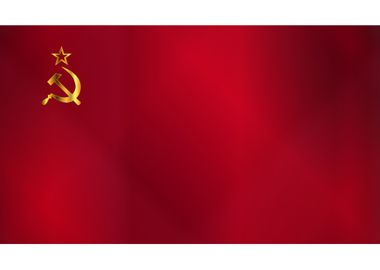 Red Russian Flag