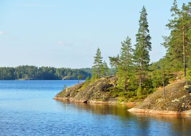 Saimaa Lake In Finland