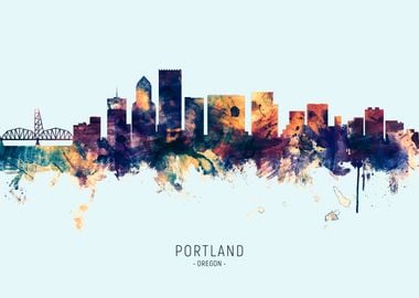 Portland Oregon Skyline