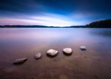 Long Exposure Landscape Of