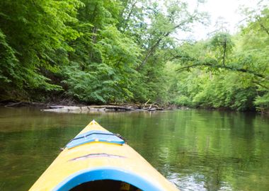 Kayaking By Krutynia River