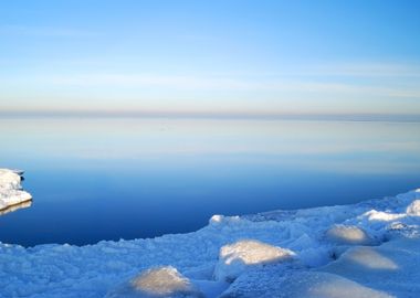 Winter Sea Landscape