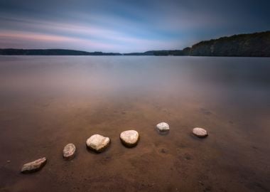 Long Exposure Landscape Of