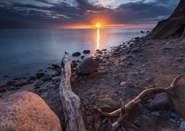 Rocky Baltic Sea Shore