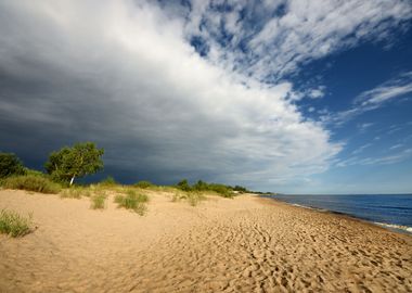 Baltic Sea Shore Riga Latv