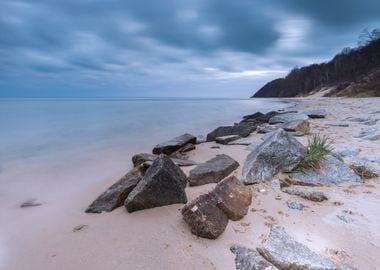 Baltic Sea Stone Breakwate