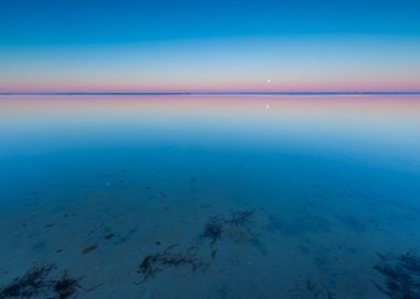 Beautiful Beach Before Sun