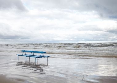 Bench On The Beach