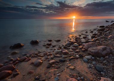 Rocky Shore Of Sea Long Ex