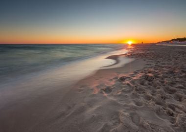 Baltic Sea Shore After Sun