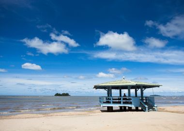 Beach And Sea