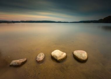 Long Exposure Landscape Of