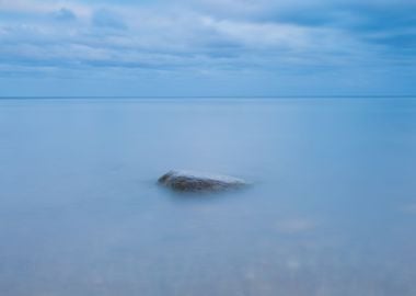 Rocky Sea Shore At Sunrise