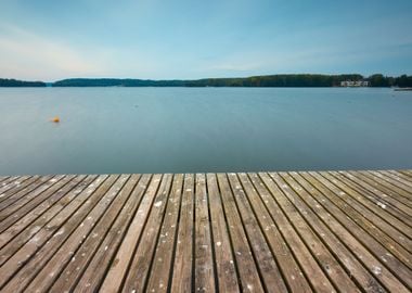 Wooden Jetty On City Beach