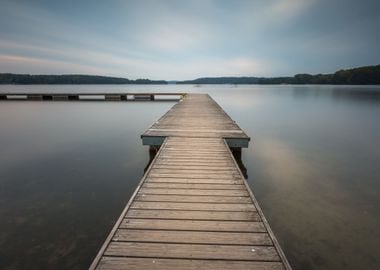 Wooden Jetty On City Beach