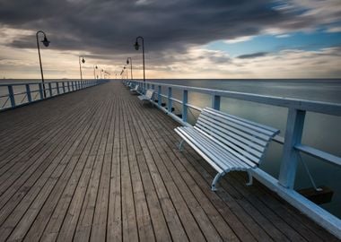 Beautiful Pier In Gdynia