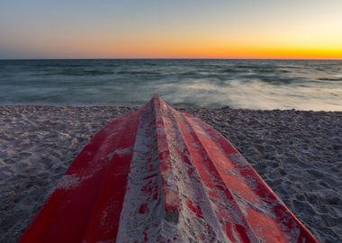 Baltic Sea Shore And Boat