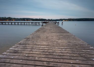 Wooden Jetty On City Beach