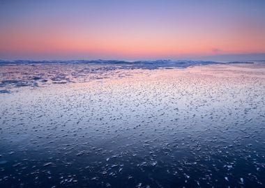 Colorful Sunset At The Sno