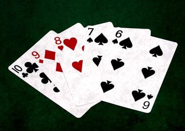 Poker Hand Straight 2