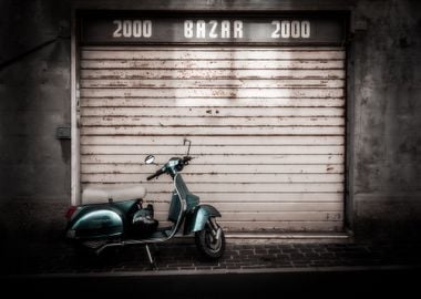 Lambretta Scooter in Italy