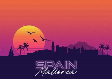 Mallorca Spain Skyline