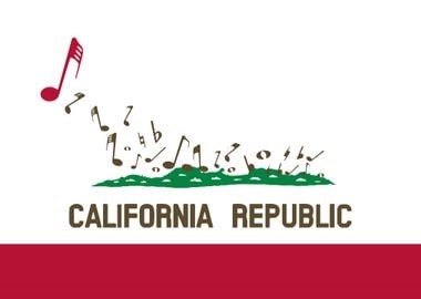 Musical Flag California