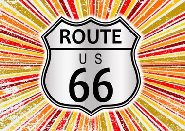 Route 66 Retro Splash