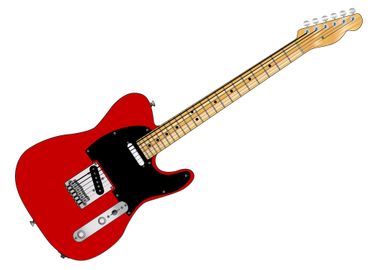 Red Electric Guitar