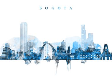 Colombia Bogota Skyline