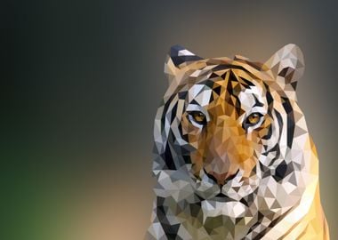 Tiger Wild Animal polygon