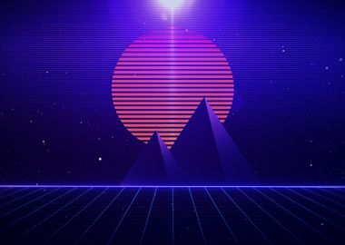 Retro SciFi Background