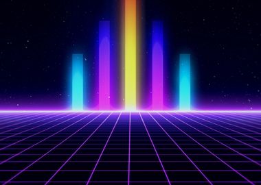 Retro SciFi Background