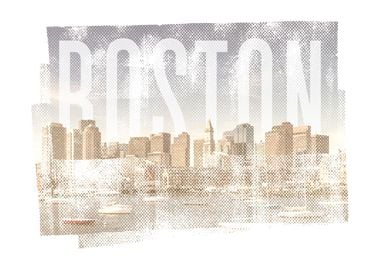 BOSTON Vintage Skyline