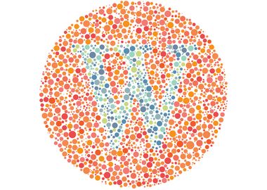 W Eye Test Letter Circle