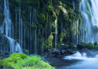 Beautiful waterfall view